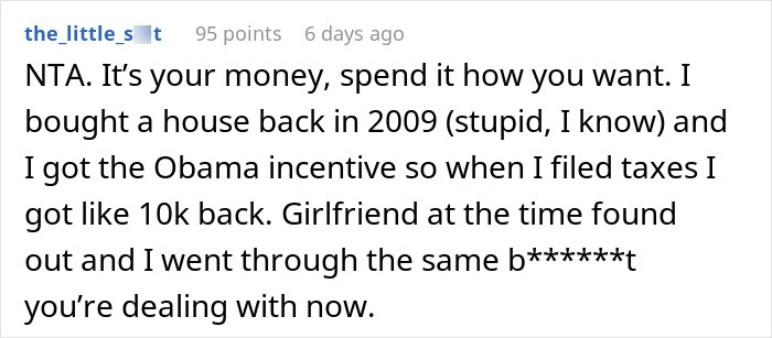 Man Is Called A Jerk For Not Wanting To Spend His Bet Winnings On A Trip That Doesn’t Involve Him