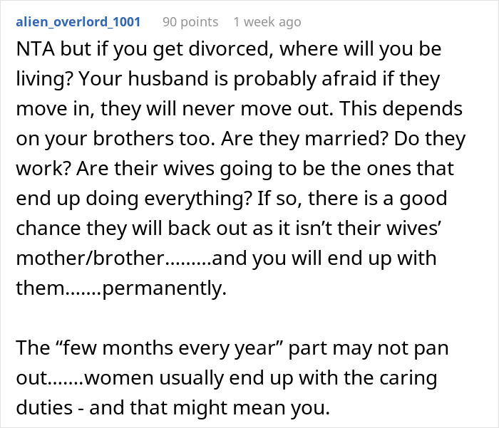 Husband Doesn’t Want To Lose His Privacy, Won’t Allow In-Laws To Move In, Wife Tells Him To Leave