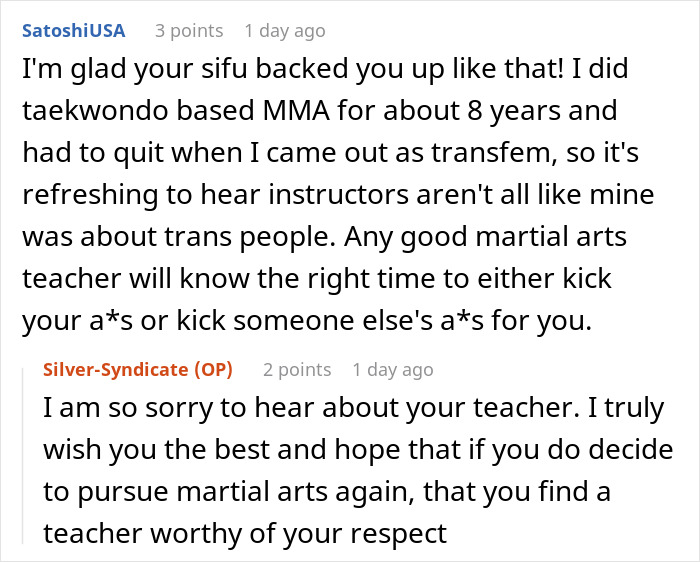 Internet Is Loving This Supportive Kung Fu Teacher’s Malicious Compliance To A Sexist Client