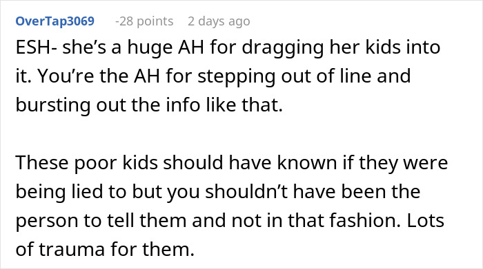 Kids Realize They’ve Been Blaming The Wrong Parent For The Divorce After Relative Speaks Out