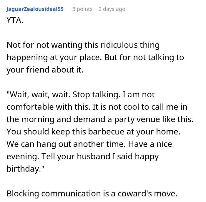 Woman Invites Herself To A Friend’s House To Throw A Party For Family And Friends, Gets Ghosted