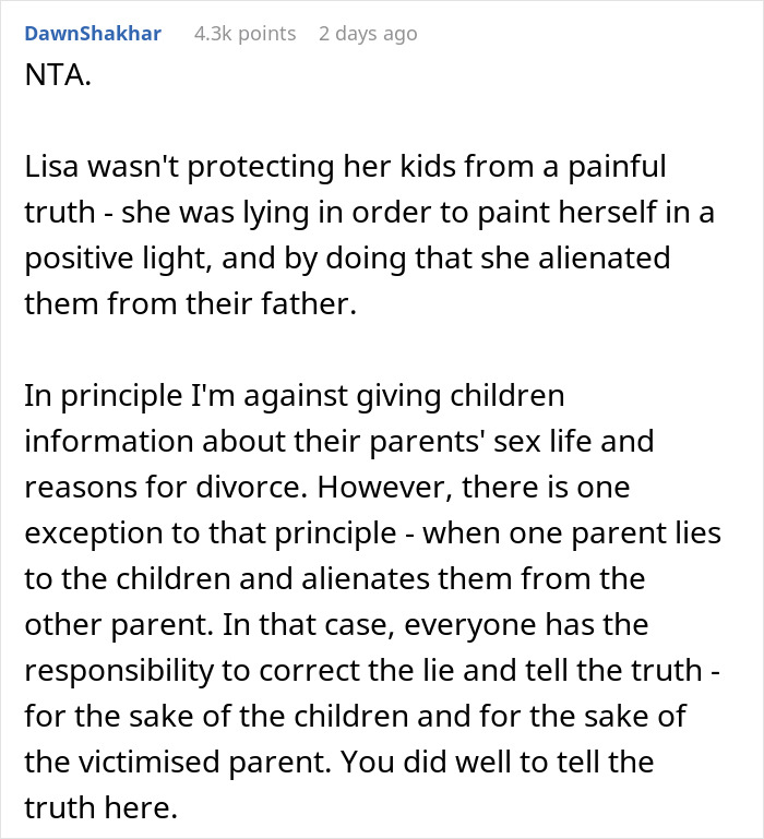 Kids Realize They’ve Been Blaming The Wrong Parent For The Divorce After Relative Speaks Out