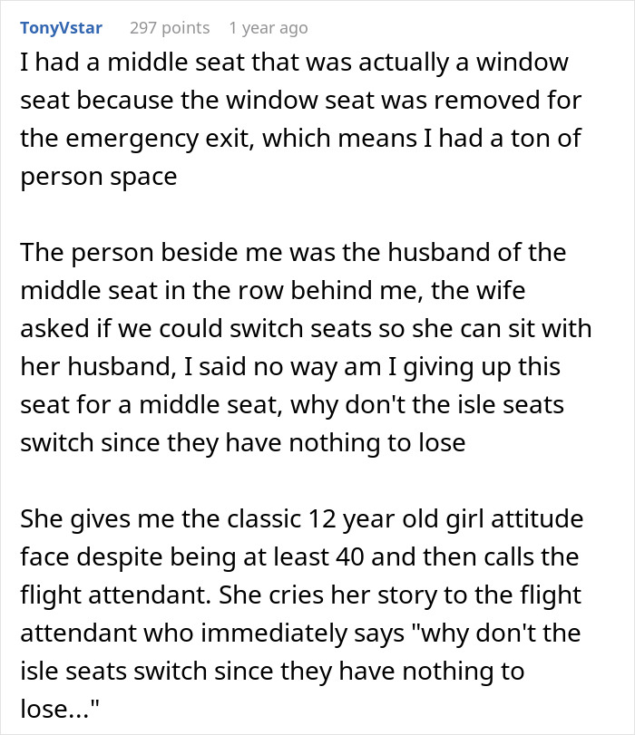 Man Shares Seat-Swap Story That Permanently Changed His Mind On Being Nice And Trading Seats