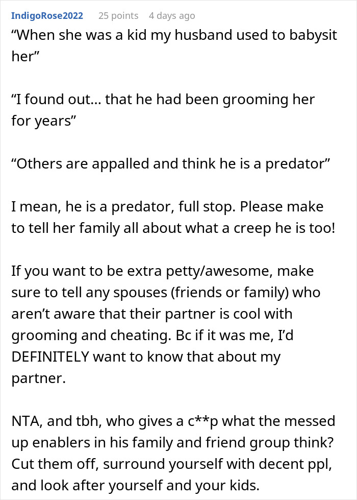 Woman Makes Her Husband's Affair Public, And His Relatives Are Not Happy With Her