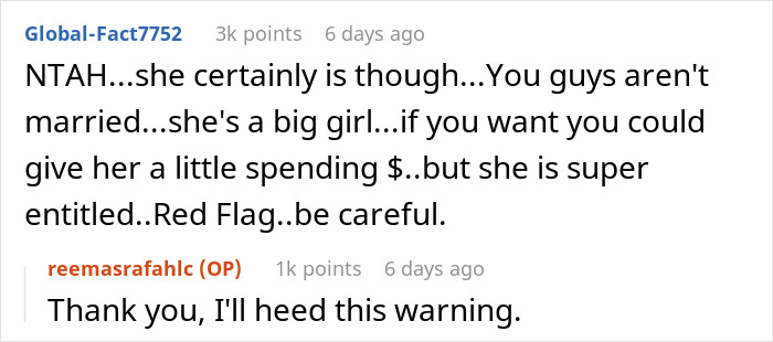 Man Is Called A Jerk For Not Wanting To Spend His Bet Winnings On A Trip That Doesn’t Involve Him