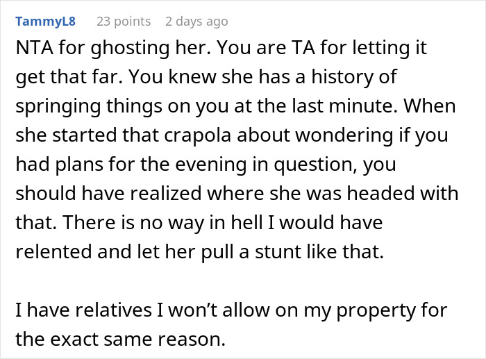 Woman Invites Herself To A Friend’s House To Throw A Party For Family And Friends, Gets Ghosted