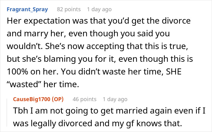 Guy Won't Remarry To 'Help' The Wife He Cheated On, His Girlfriend Of 5 Years Is Fed Up