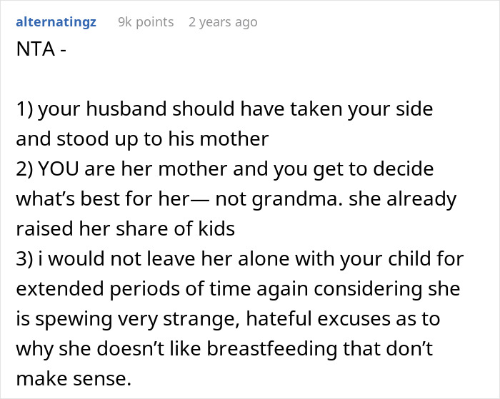 “AITA For Not Letting My MIL Babysit My Daughter?”