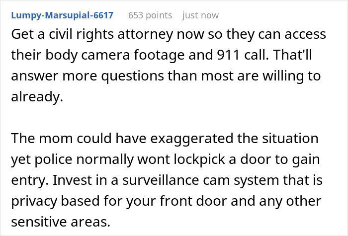 Man Wonders What His Options Are After His Date’s Mom Calls The Cops On Him At 3AM