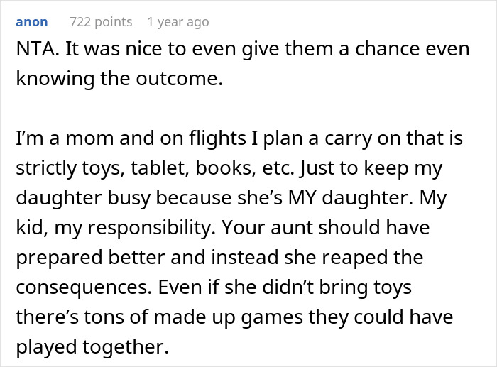 Unprepared Aunt Desperately Asks Teenager To Give Tablet To Her Kids On A Long Flight, He Pettily Refuses