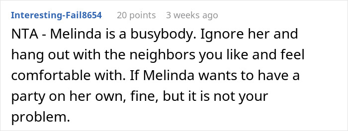 “She’s Crazy”: Newcomer Doesn’t Want To Join Neighborhood Tradition, Karen Doesn’t Take No For An Answer