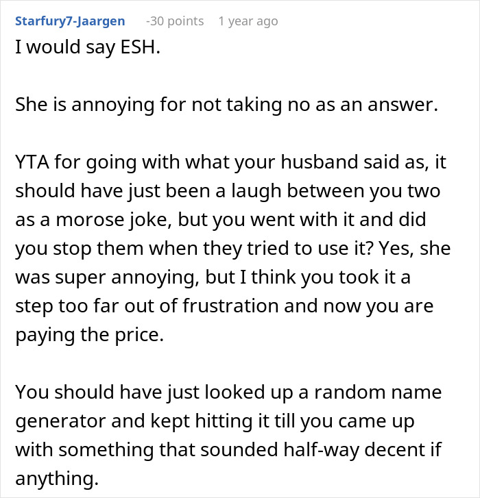 Woman Gives Friend A Fake Baby Name, They Steal It And Find Out The Hard Way What It Means