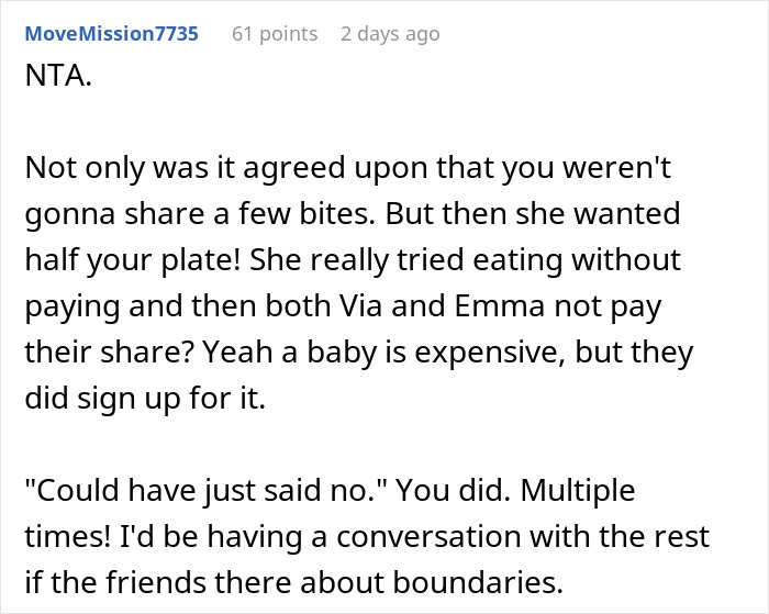 Man Called Selfish And Heartless For Not Sharing Half Of His Food With A Pregnant Woman