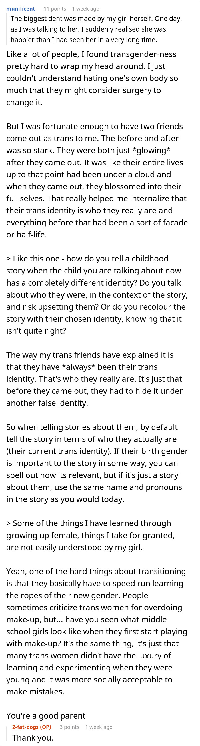 Mom Struggles With Her Daughter Being Trans Until Realizing How Truly Happy She’s Become