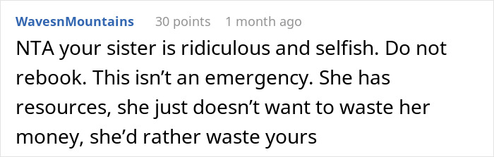Sister Shocked When Woman Refuses To Cancel Fully Paid Vacation To Babysit Last-Minute