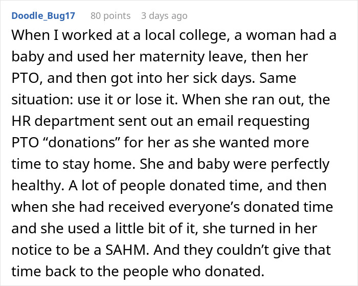 “It Finally Happened”: Woman Is Furious After Boss Expects Her To “Donate” PTO To A Coworker