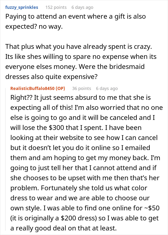 “How Tacky”: Woman Refuses To Attend Cousin’s Bridal Shower After Seeing $300 Entrance Fee