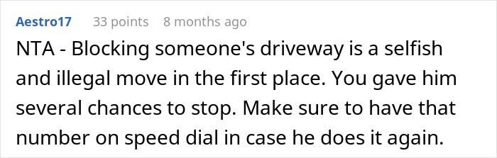 Entitled Contractor Blocks Neighbor’s Driveway, Then Demands He Cover The Parking Fine