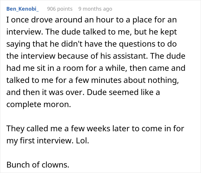 Person Drives 35 Minutes To A Job Interview Only To Get Ghosted, Leaves Boss A Surprise He Didn’t See Coming