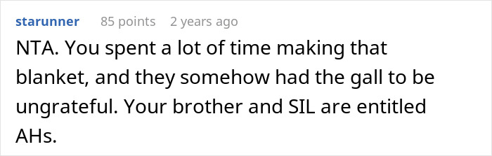 “His Wife Said Those Didn’t Count”: SIL Refuses A Handmade Gift, Demands A New One Instead