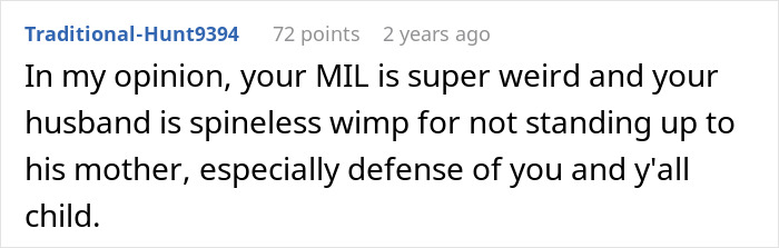 “AITA For Not Letting My MIL Babysit My Daughter?”