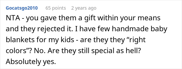 “His Wife Said Those Didn’t Count”: SIL Refuses A Handmade Gift, Demands A New One Instead