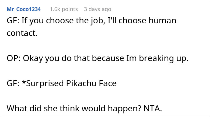 Man Breaks Up With GF On The Spot: “I Was Stupid To Think She Was A Decent Human”