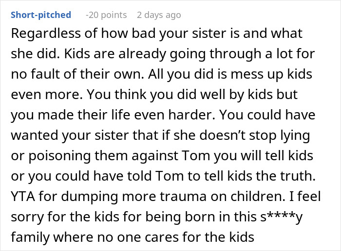 Kids Realize They’ve Been Blaming The Wrong Parent For The Divorce After Relative Speaks Out