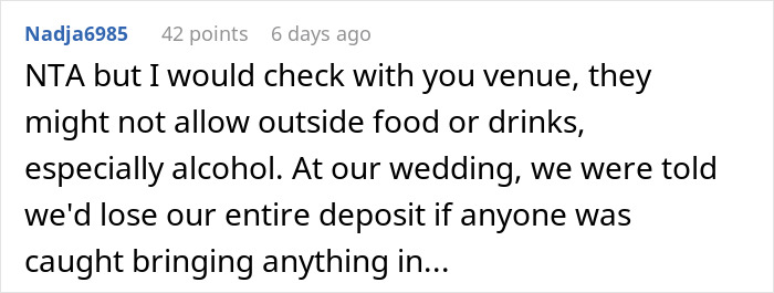 Stepmom Wants To Bring A Cooler Full Of Expensive Wine To Daughter’s Wedding, Bride Feels Insulted