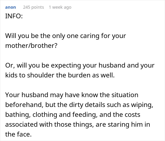 Husband Doesn’t Want To Lose His Privacy, Won’t Allow In-Laws To Move In, Wife Tells Him To Leave