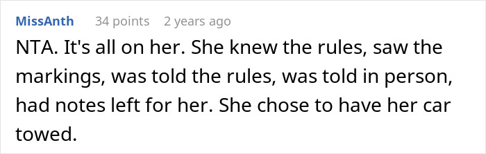 Woman Repeatedly Takes Pre-Paid Parking Spot, Faces Trouble When Owner Gets Her Car Towed