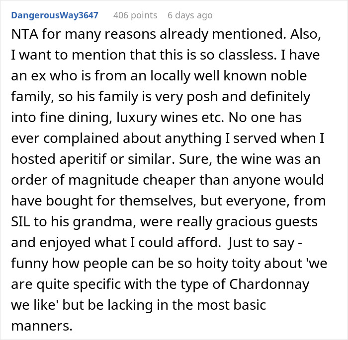 Stepmom Wants To Bring A Cooler Full Of Expensive Wine To Daughter’s Wedding, Bride Feels Insulted