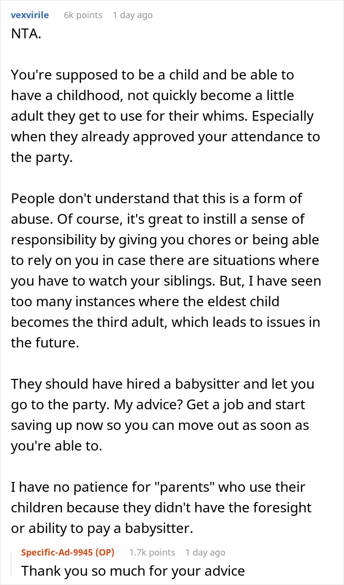 "AITA For Telling My Parents They Should Have Thought Twice Before Having More Kids?"