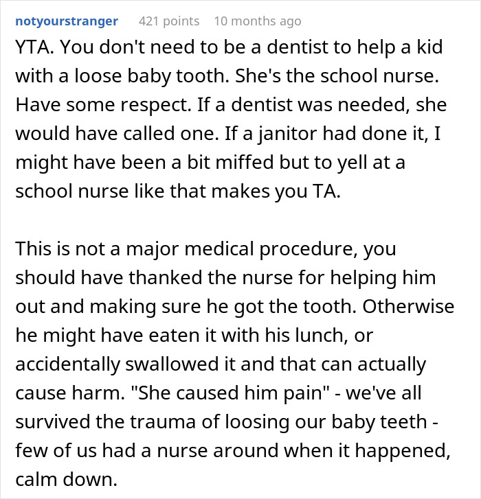 Dad Is Beyond Enraged After Son Has Baby Tooth Pulled By School Nurse For No Good Reason