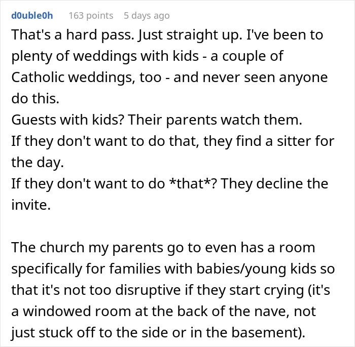 Wedding Guest Expected To Be A Free Babysitter, Uncovers The Real Reason They Wanted To Hide Her