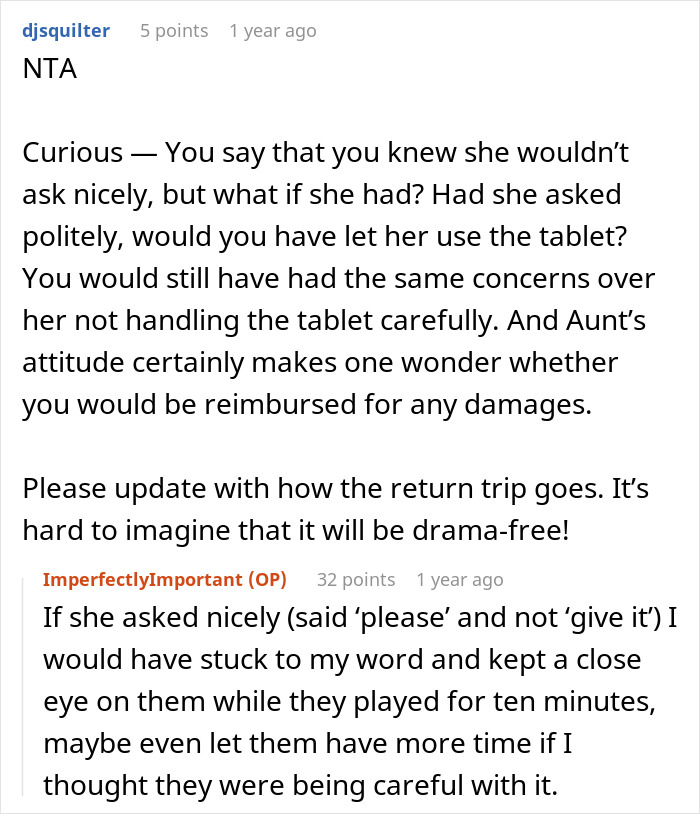 Unprepared Aunt Desperately Asks Teenager To Give Tablet To Her Kids On A Long Flight, He Pettily Refuses