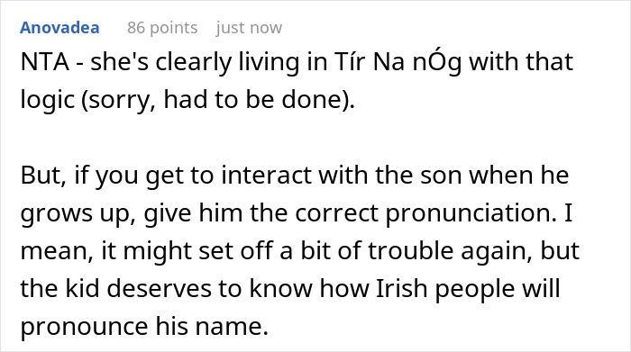 Woman Feels BIL Is Ungrateful When She Wants To Name Baby After Him, He Asks Her To Say It Right