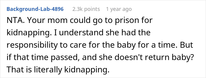 Woman Forced To Threaten Mom With Police Intervention As She Refuses To Give Back Her Baby