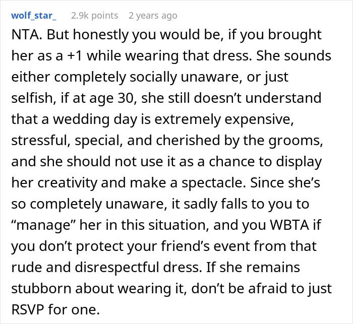 Woman Won't Change Her Mind About Wearing "I Support Gay Rats" Dress To Wedding, Ends Up Single