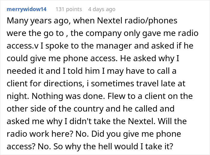 Employee Goes On Vacation And Doesn’t Take The Company Phone As Told, It Costs The Company $6K