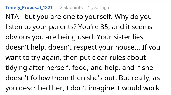 Woman Can't Take Care Of Sis Who Is Jobless, Useless With Chores And Eats Everything, Loses It