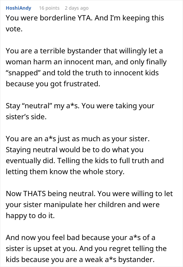 Kids Realize They’ve Been Blaming The Wrong Parent For The Divorce After Relative Speaks Out