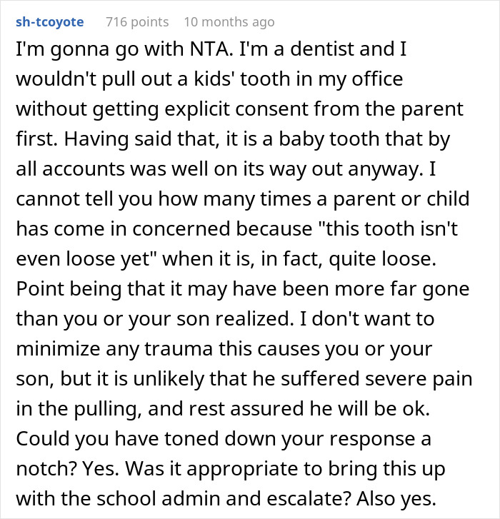 Dad Is Beyond Enraged After Son Has Baby Tooth Pulled By School Nurse For No Good Reason