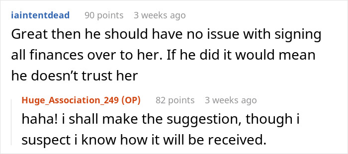 Man Asks Mom To Convince His Wife To Be A “Trad Wife”, She Reveals She Always Had An “Escape Plan”