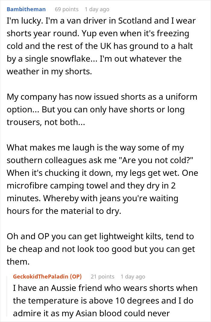 Management Tries To Force Ridiculous Dress Code During Heat Wave, Worker Maliciously Complies