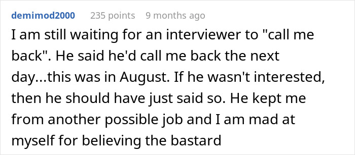 Person Drives 35 Minutes To A Job Interview Only To Get Ghosted, Leaves Boss A Surprise He Didn’t See Coming