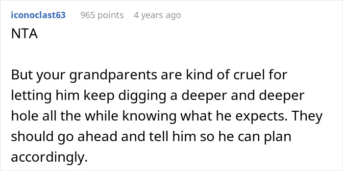 Guy Expects To Get Parents' Fortune, His Child Is In Two Minds To Tell Him He Won't Get Anything