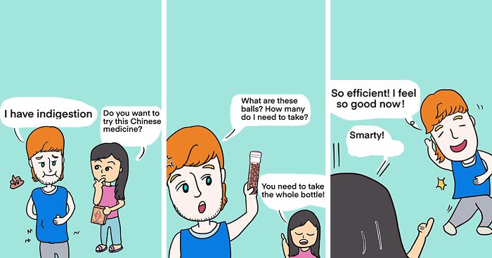 Inspired By Her Own Life, This Artist Created 28 Comics About Asian And Western Cultures