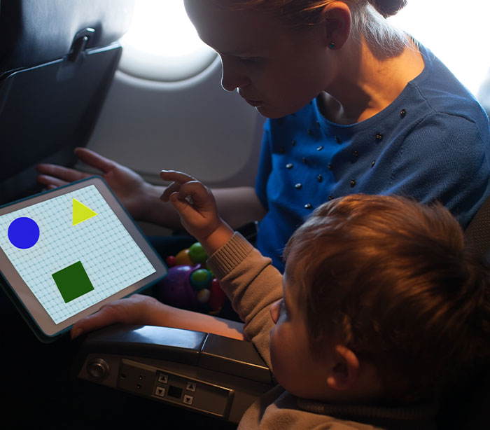 Unprepared Aunt Desperately Asks Teenager To Give Tablet To Her Kids On A Long Flight, He Pettily Refuses