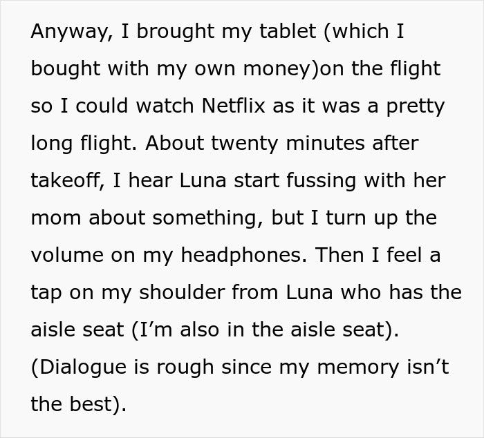 Unprepared Aunt Desperately Asks Teenager To Give Tablet To Her Kids On A Long Flight, He Pettily Refuses